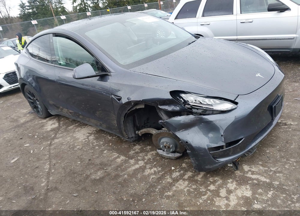 2021 TESLA MODEL Y LONG RANGE DUAL MOTOR ALL-WHEEL DRIVE VIN: 5YJYGDEE3MF255744