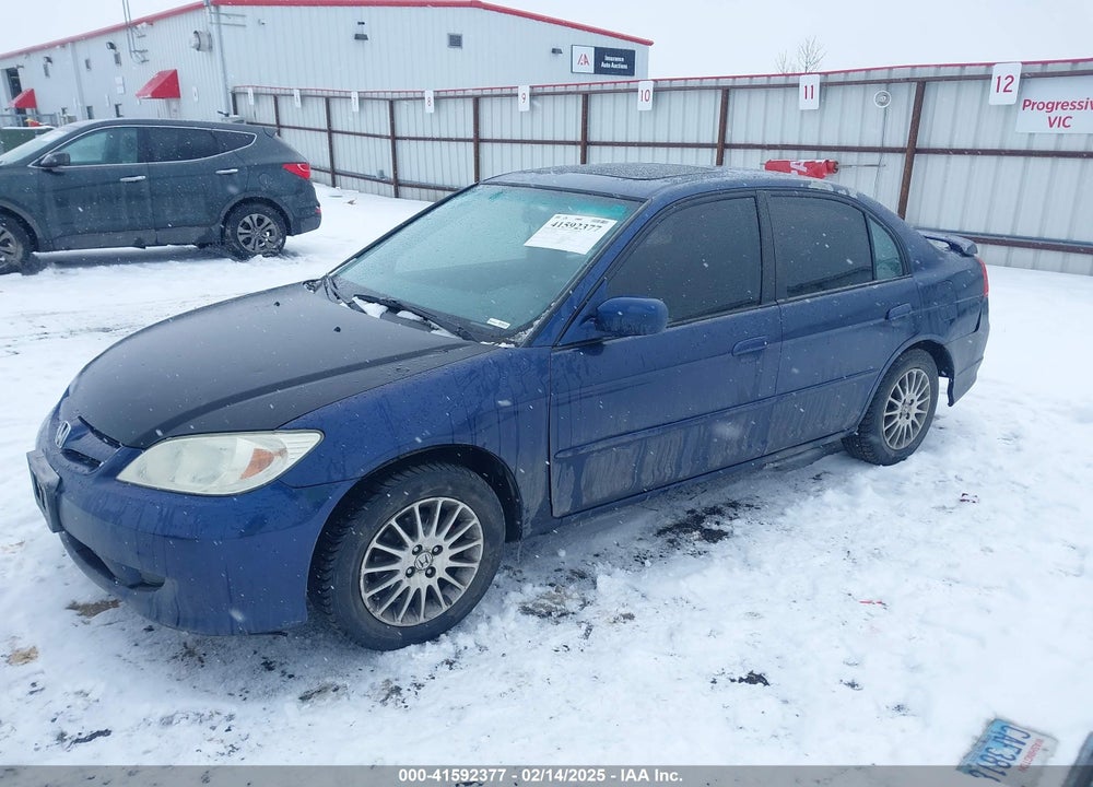 2005 HONDA CIVIC EX VIN: 2HGES26705H558015