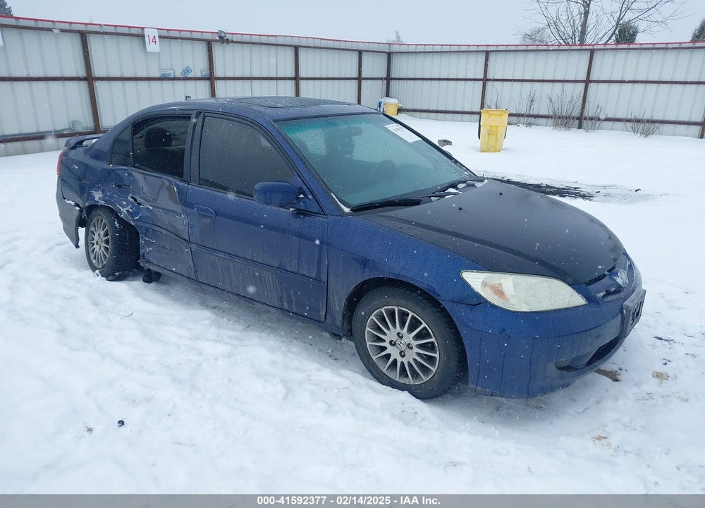 2005 HONDA CIVIC EX VIN: 2HGES26705H558015