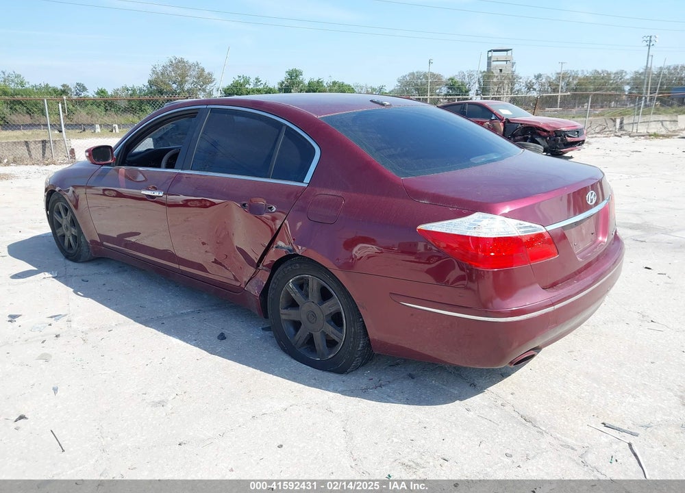 2009 HYUNDAI GENESIS 3.8 VIN: KMHGC46EX9U024775