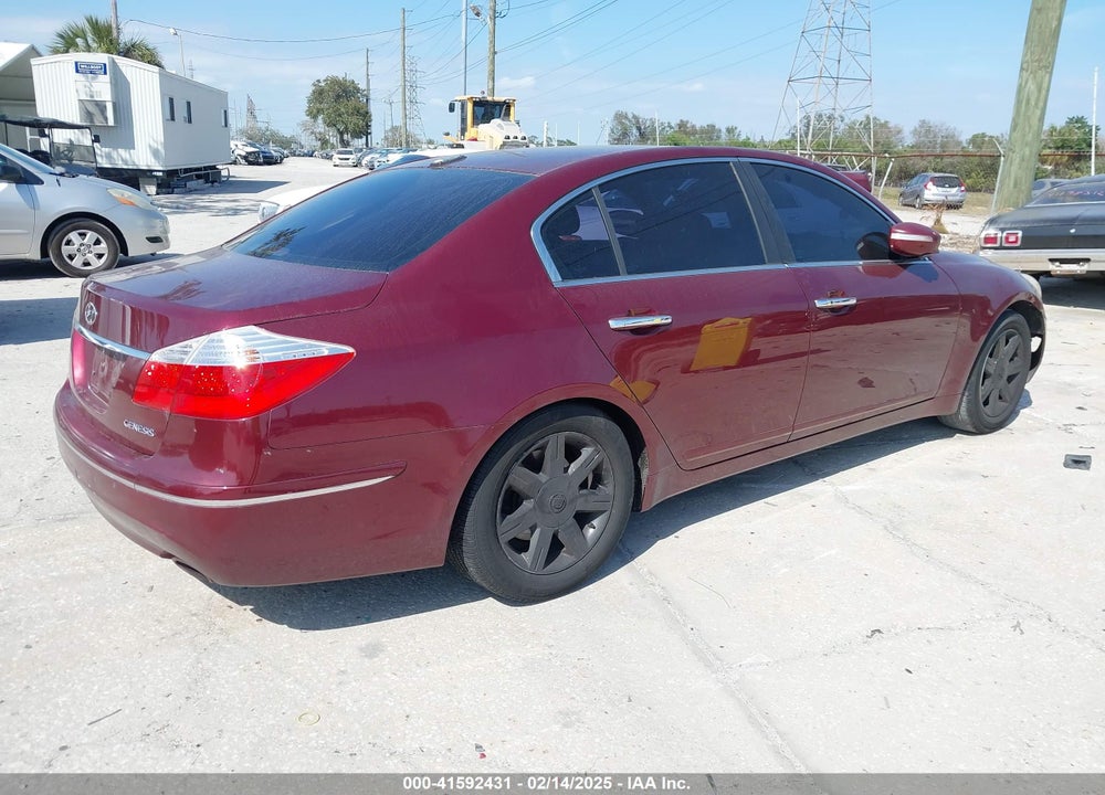 2009 HYUNDAI GENESIS 3.8 VIN: KMHGC46EX9U024775