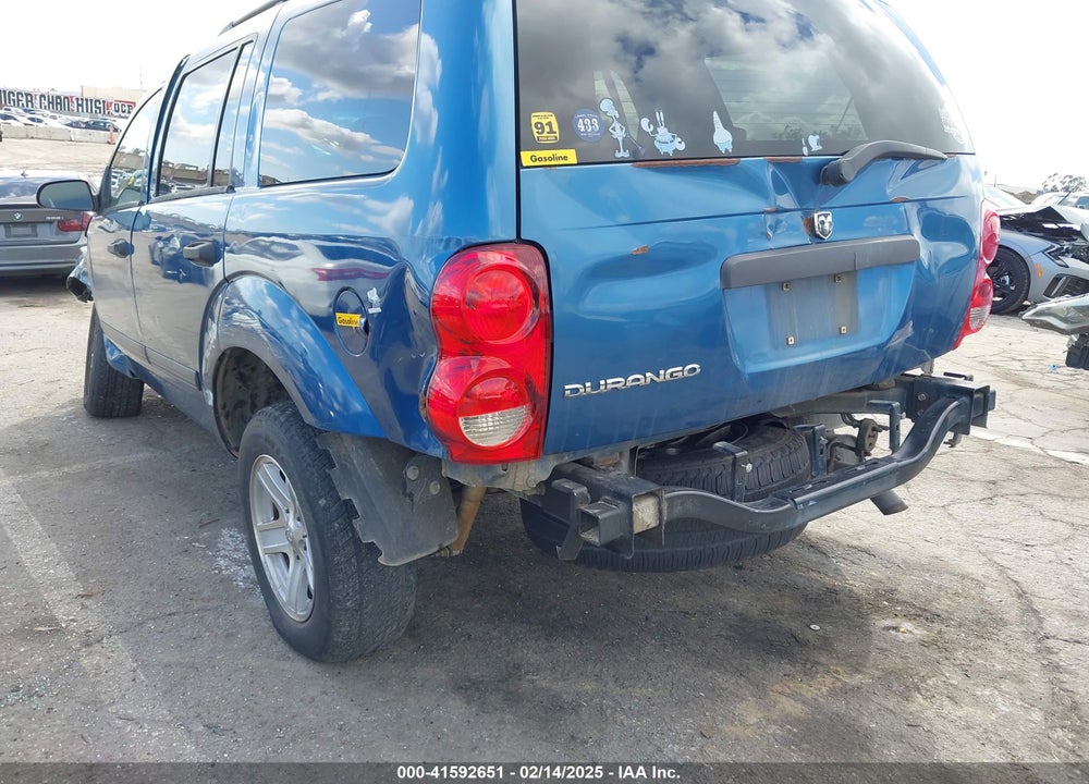 2006 DODGE DURANGO SXT VIN: 1D4HD38N16F140110