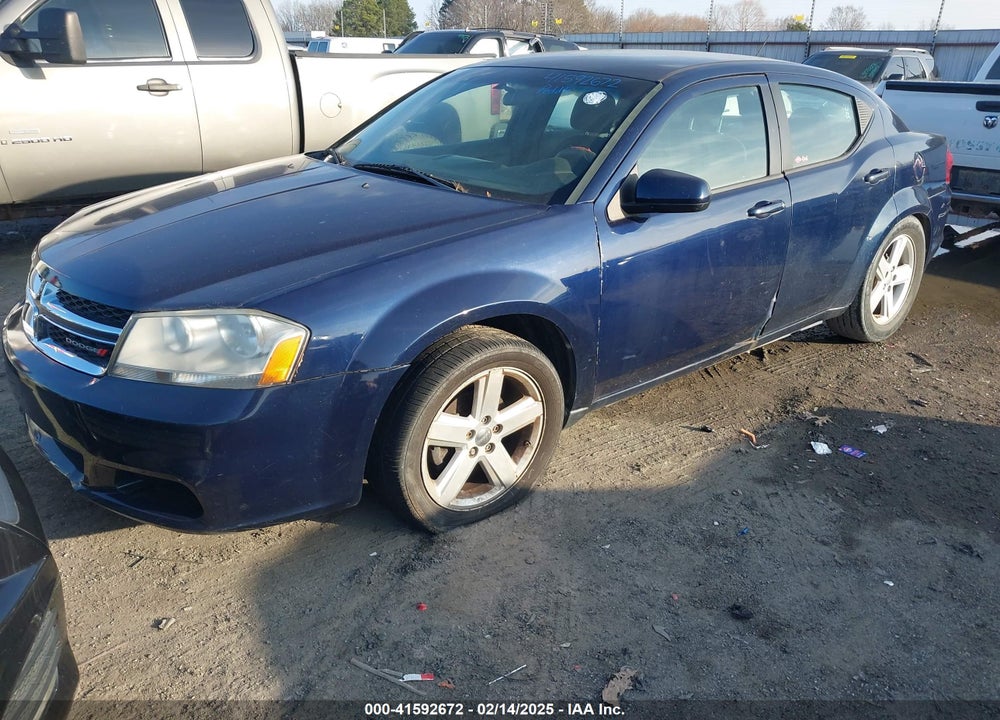 2013 DODGE AVENGER VIN: 1C3CDZCB1DN707981