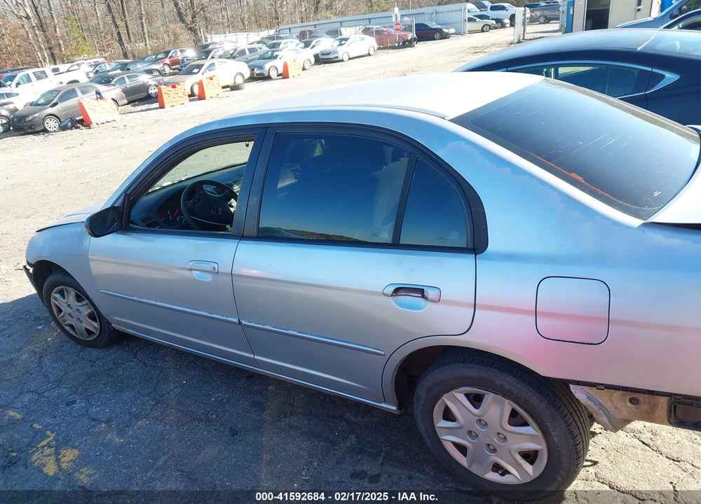 2003 HONDA CIVIC VIN: 2HGES165X3H627315