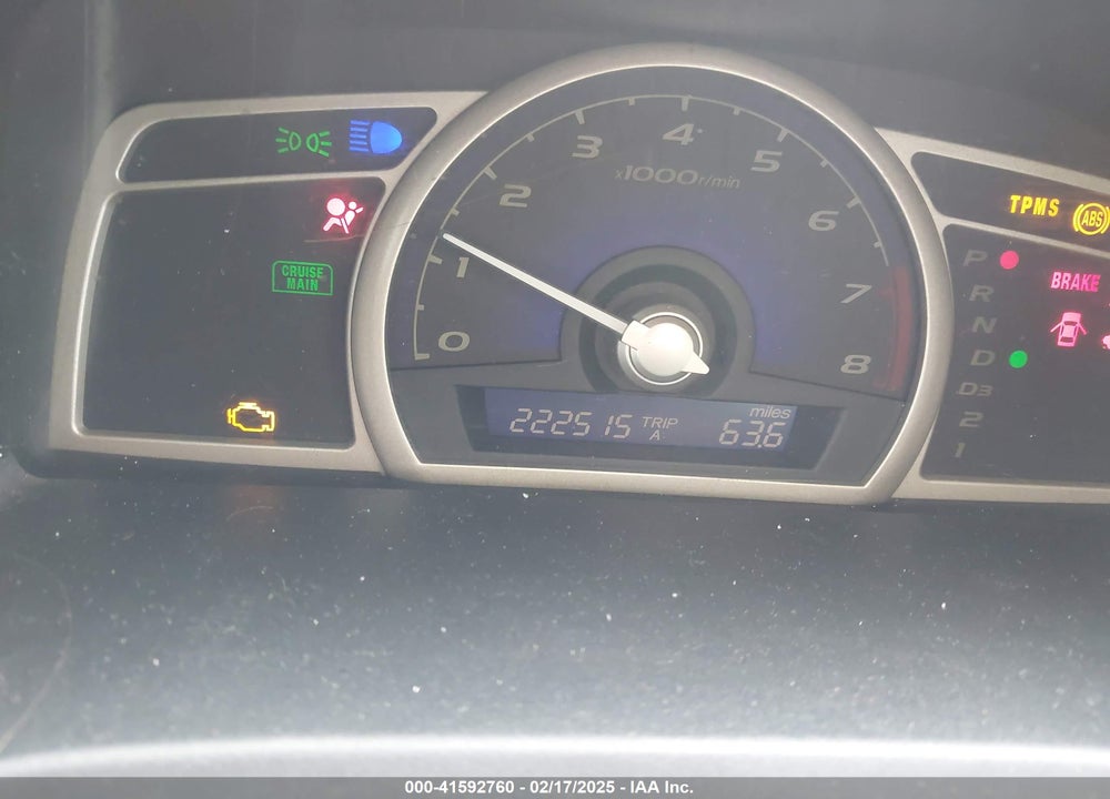 2008 HONDA CIVIC LX VIN: 2HGFA16528H347502