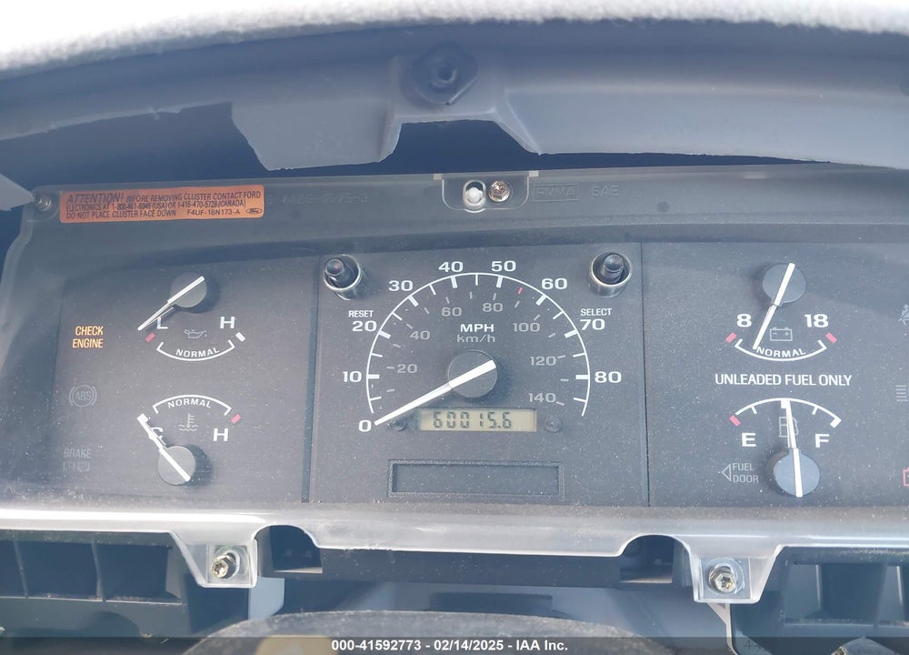 1995 FORD F150 VIN: 1FTDF15YXSLA24084