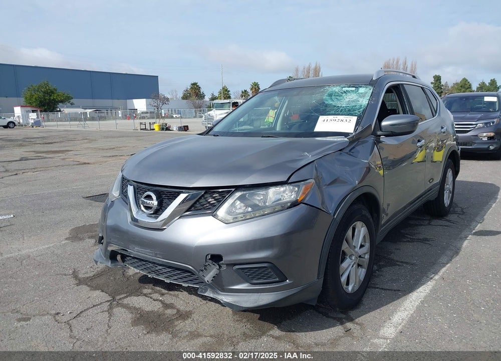 2016 NISSAN ROGUE S/SL/SV VIN: KNMAT2MT6GP696716
