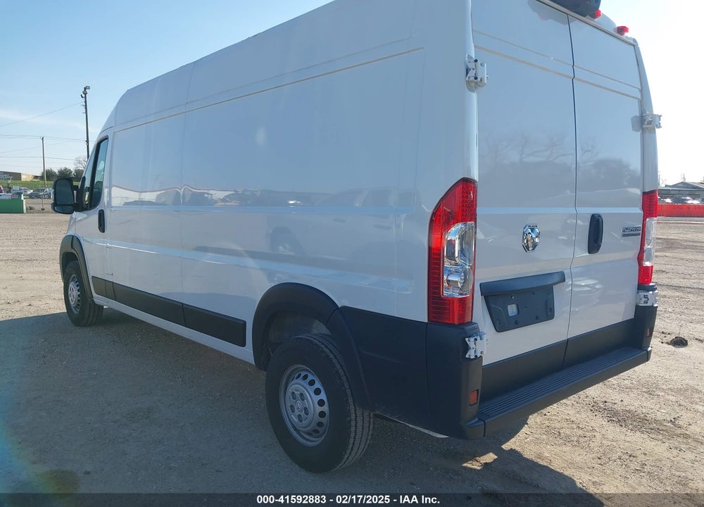 2025 RAM PROMASTER 2500 TRADESMAN HIGH ROOF 159 WB W/PASS SEAT VIN: 3C6LRVDG7SE506370