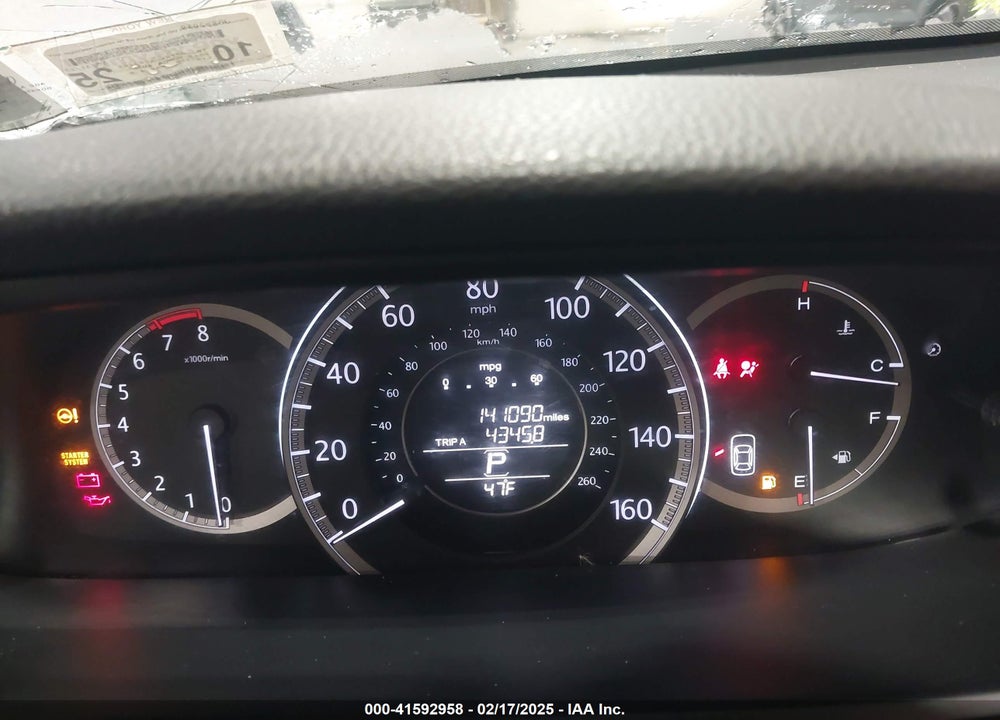 2013 HONDA ACCORD VIN: 1HGCR2F86DA263266