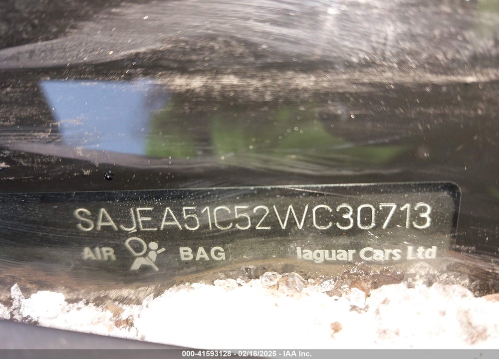 2002 JAGUAR X-TYPE 3.0L VIN: SAJEA51C52WC30713