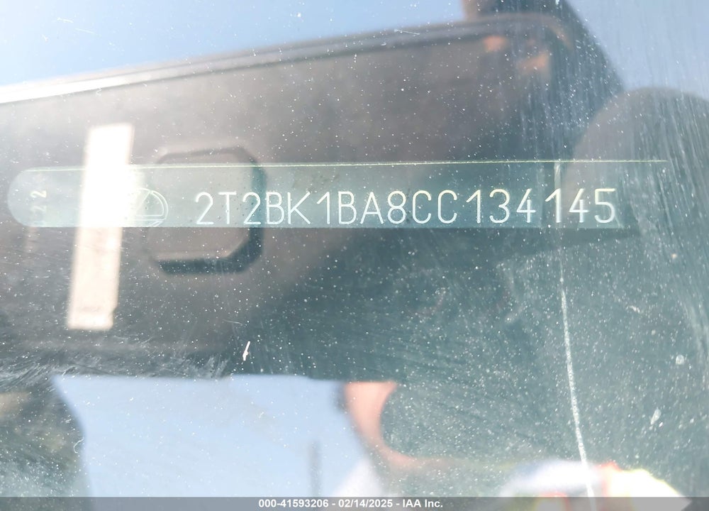 2012 LEXUS RX 350 VIN: 2T2BK1BA8CC134145