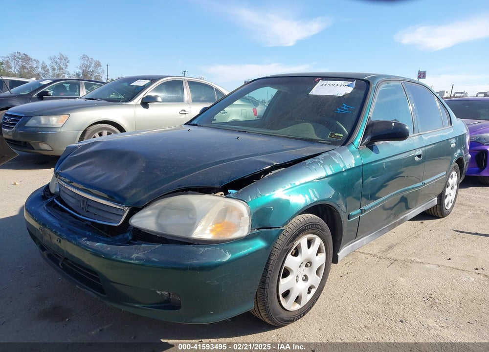 2000 HONDA CIVIC VALUE PACKAGE VIN: 2HGEJ6617YH557664