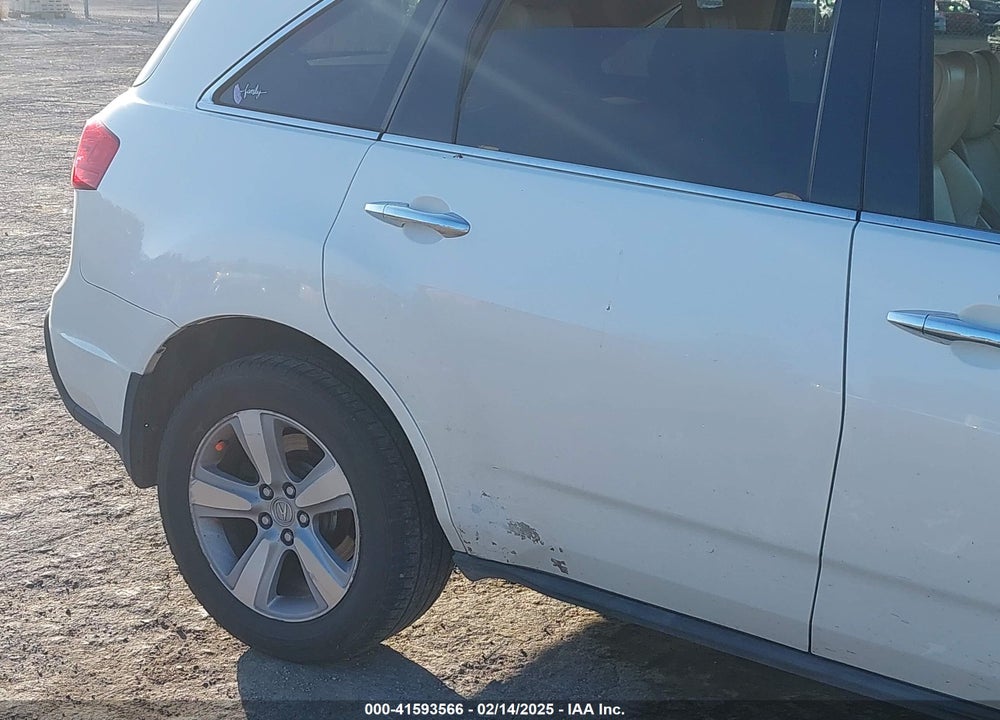 2010 ACURA MDX VIN: 2HNYD2H25AH512837