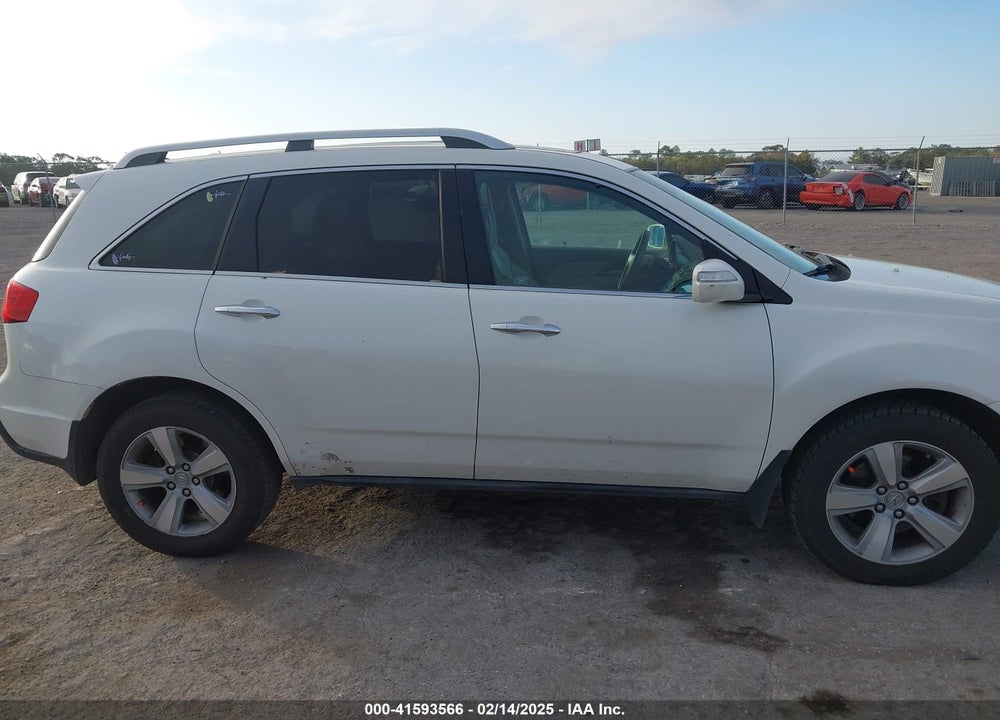 2010 ACURA MDX VIN: 2HNYD2H25AH512837