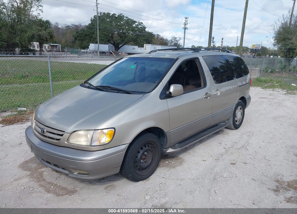 2001 TOYOTA SIENNA XLE VIN: 4T3ZF13C61U340106