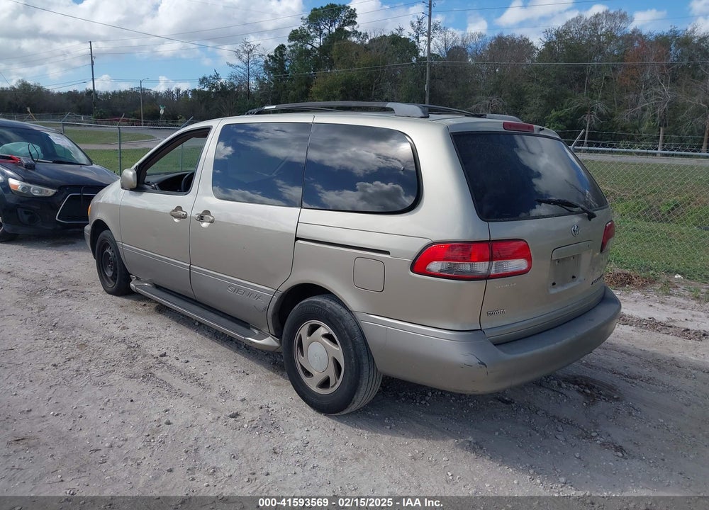 2001 TOYOTA SIENNA XLE VIN: 4T3ZF13C61U340106