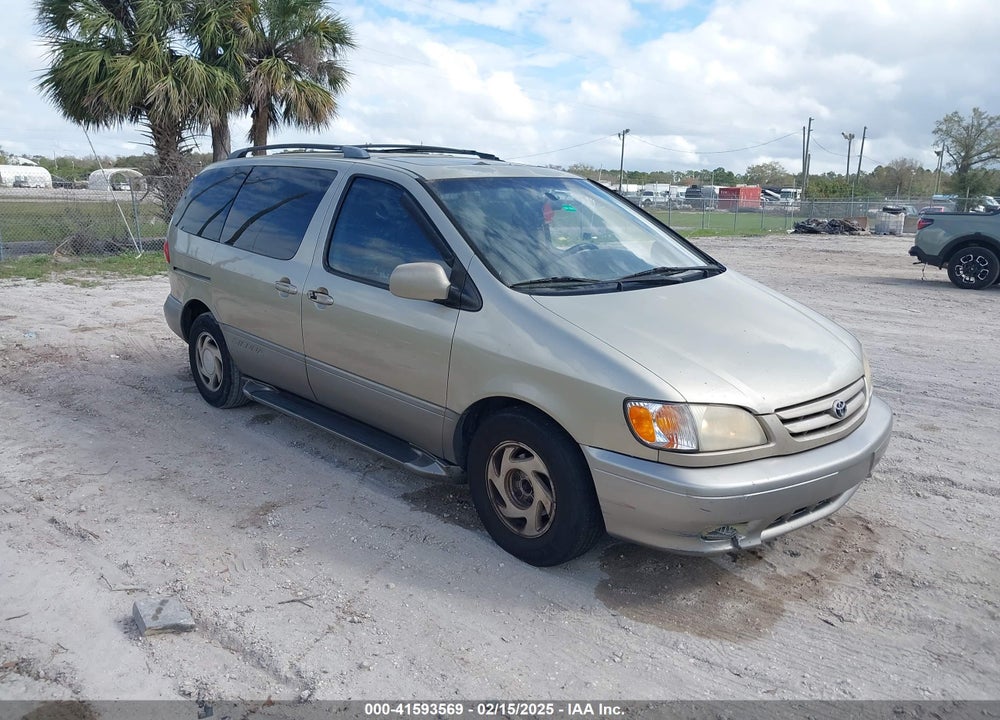 2001 TOYOTA SIENNA XLE VIN: 4T3ZF13C61U340106