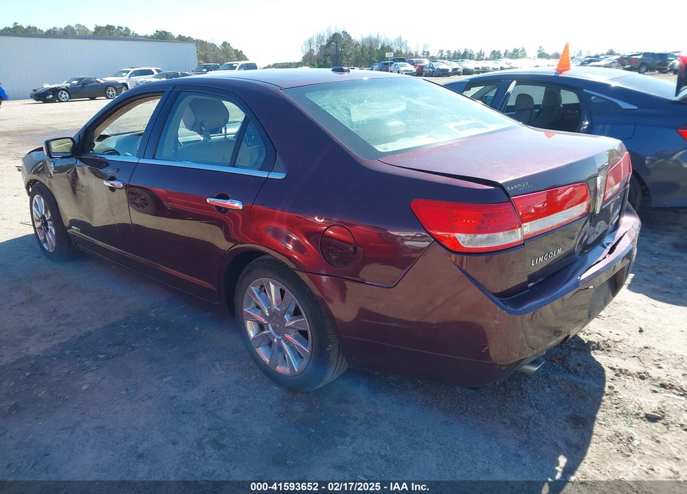 2012 LINCOLN MKZ HYBRID VIN: 3LNDL2L30CR833890