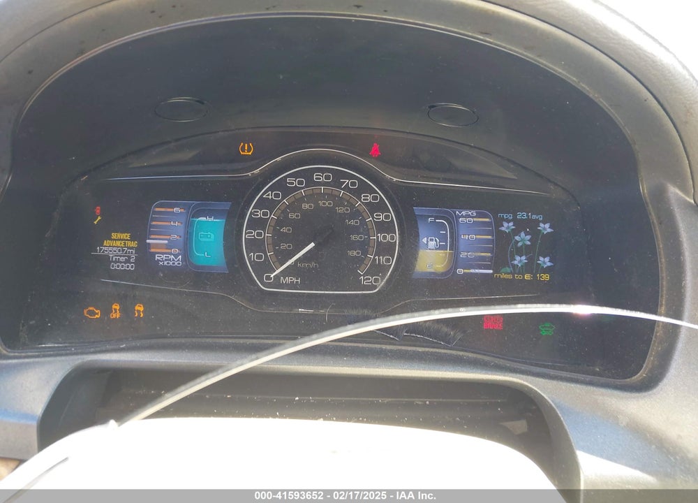 2012 LINCOLN MKZ HYBRID VIN: 3LNDL2L30CR833890