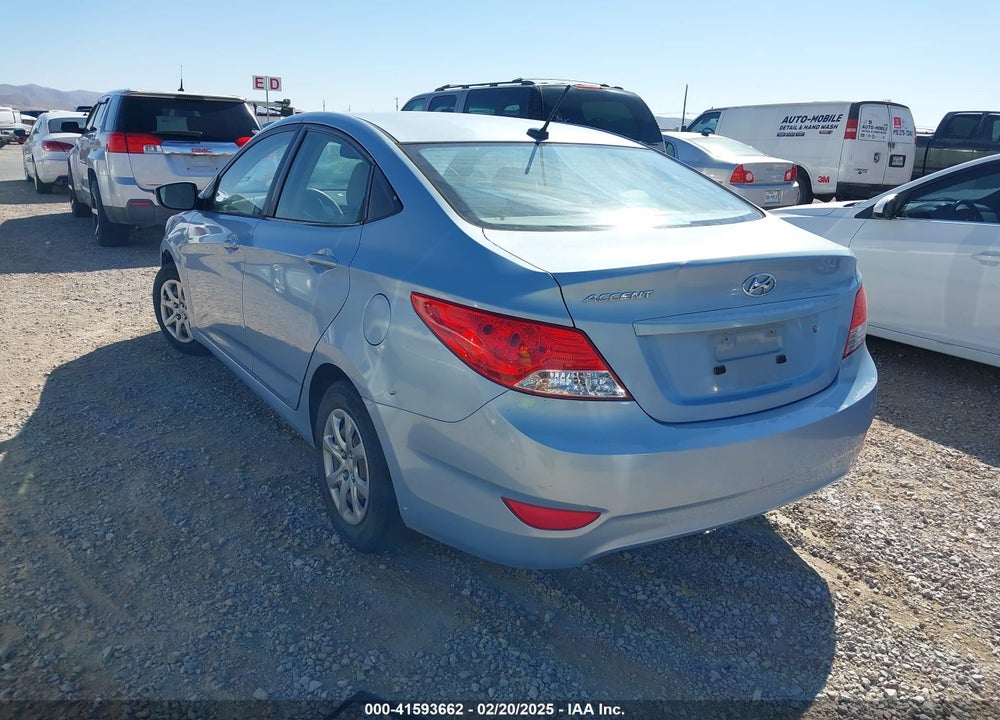 2013 HYUNDAI ACCENT VIN: KMHCT4AE0DU317504