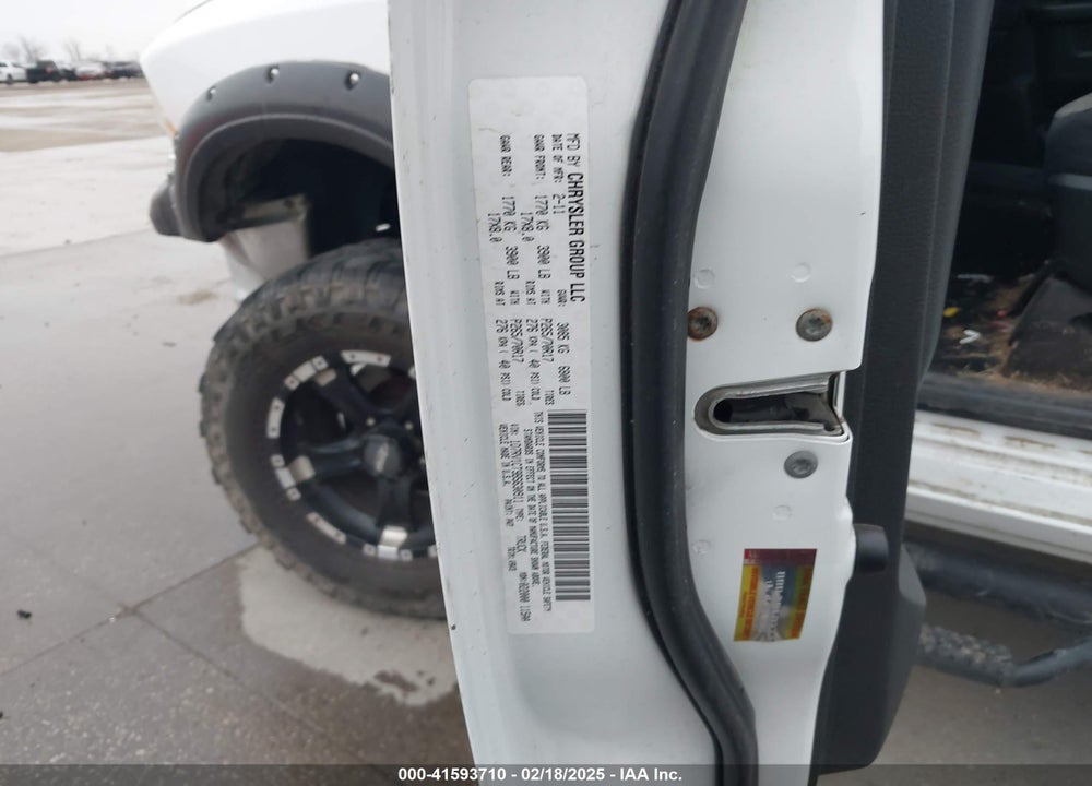 2011 RAM RAM 1500 VIN: 1D7RV1CT9BS630911