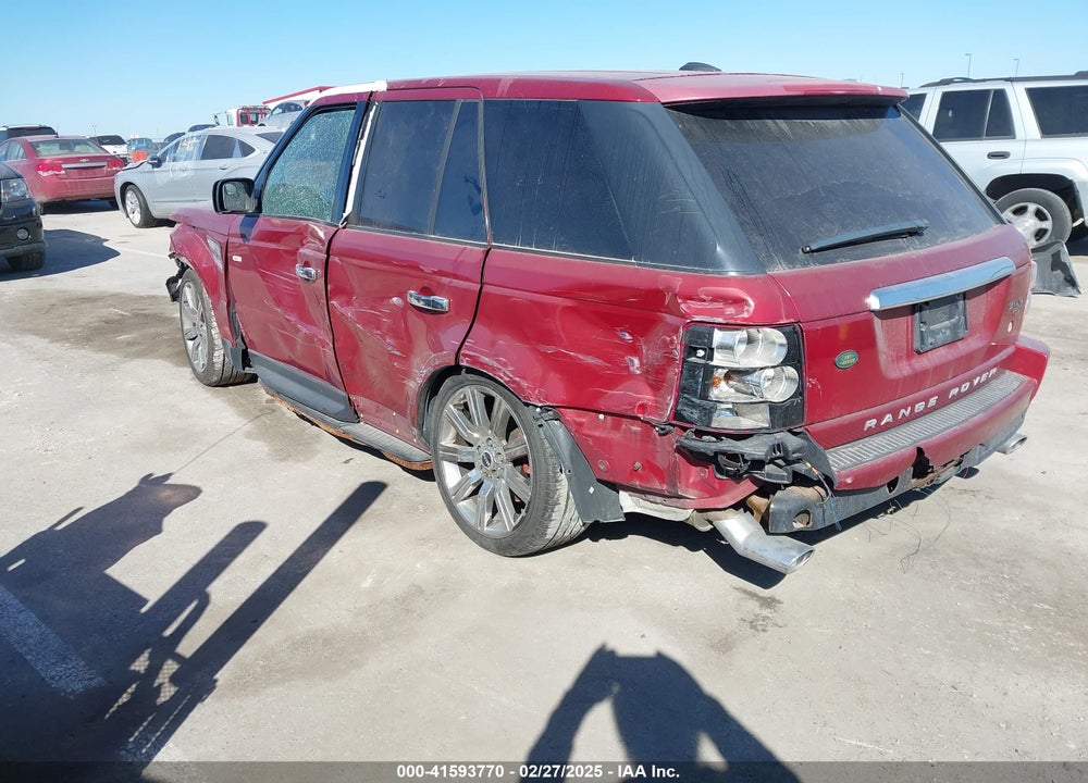 2009 LAND ROVER RANGE ROVER SPORT HSE VIN: SALSK25439A202907