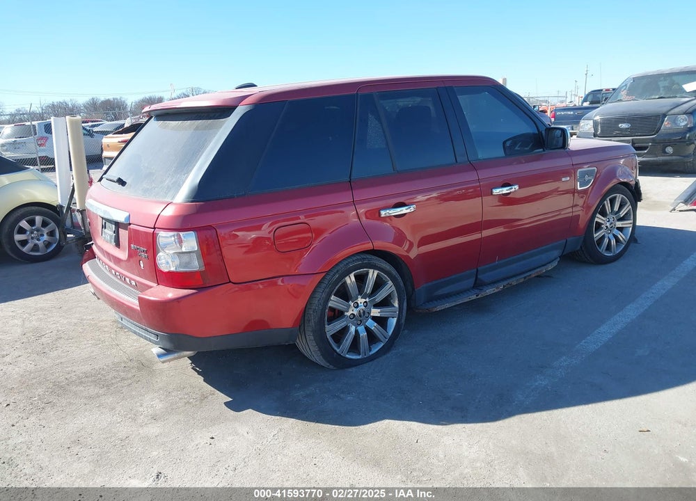 2009 LAND ROVER RANGE ROVER SPORT HSE VIN: SALSK25439A202907