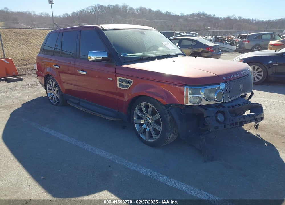 2009 LAND ROVER RANGE ROVER SPORT HSE VIN: SALSK25439A202907