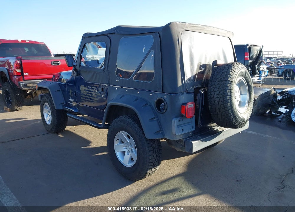 2005 JEEP WRANGLER X VIN: 1J4FA39S15P389091
