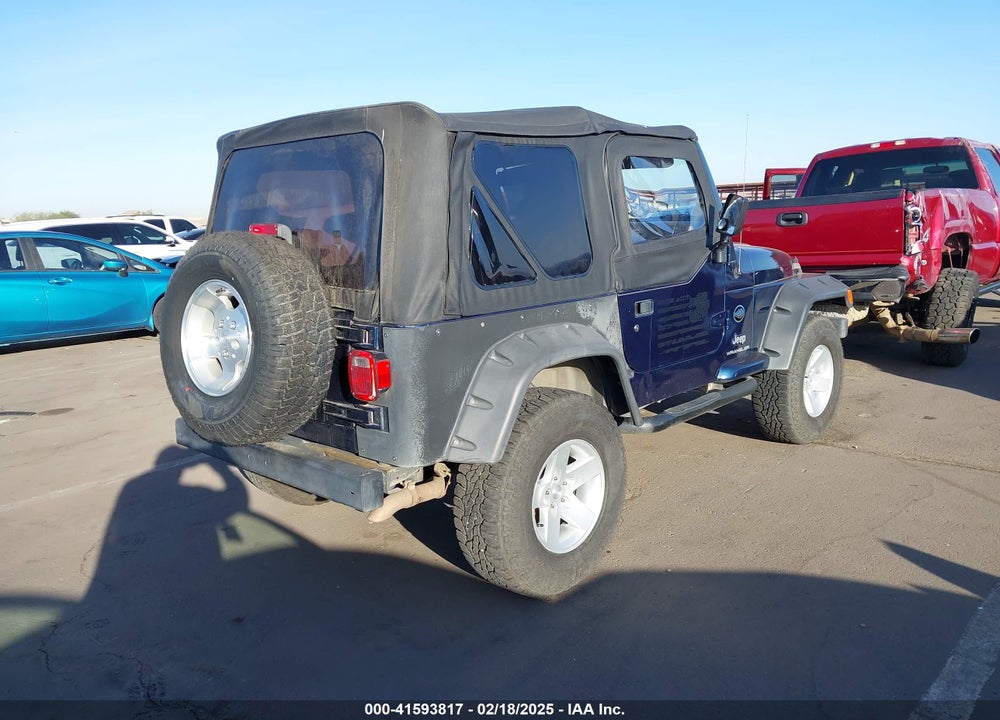 2005 JEEP WRANGLER X VIN: 1J4FA39S15P389091