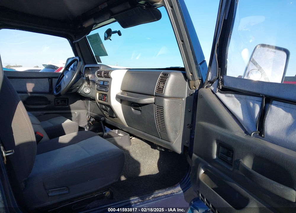 2005 JEEP WRANGLER X VIN: 1J4FA39S15P389091
