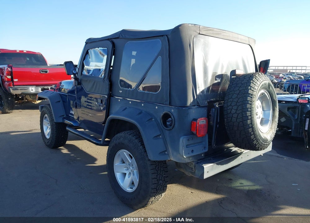 2005 JEEP WRANGLER X VIN: 1J4FA39S15P389091