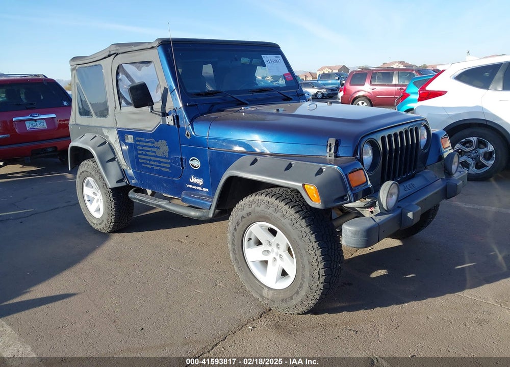 2005 JEEP WRANGLER X VIN: 1J4FA39S15P389091