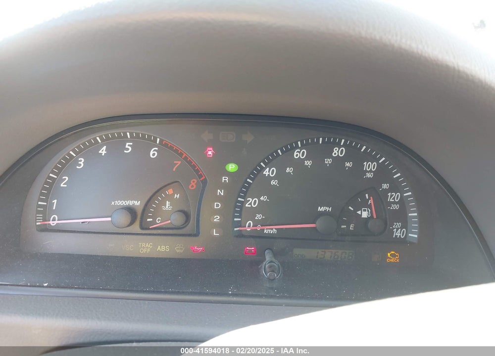 2002 TOYOTA CAMRY LE VIN: 4T1BE32K72U111825