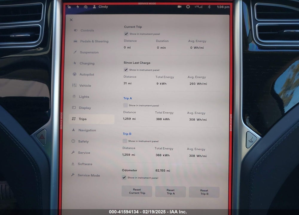2016 TESLA MODEL S VIN: 5YJSA1E12GF159210