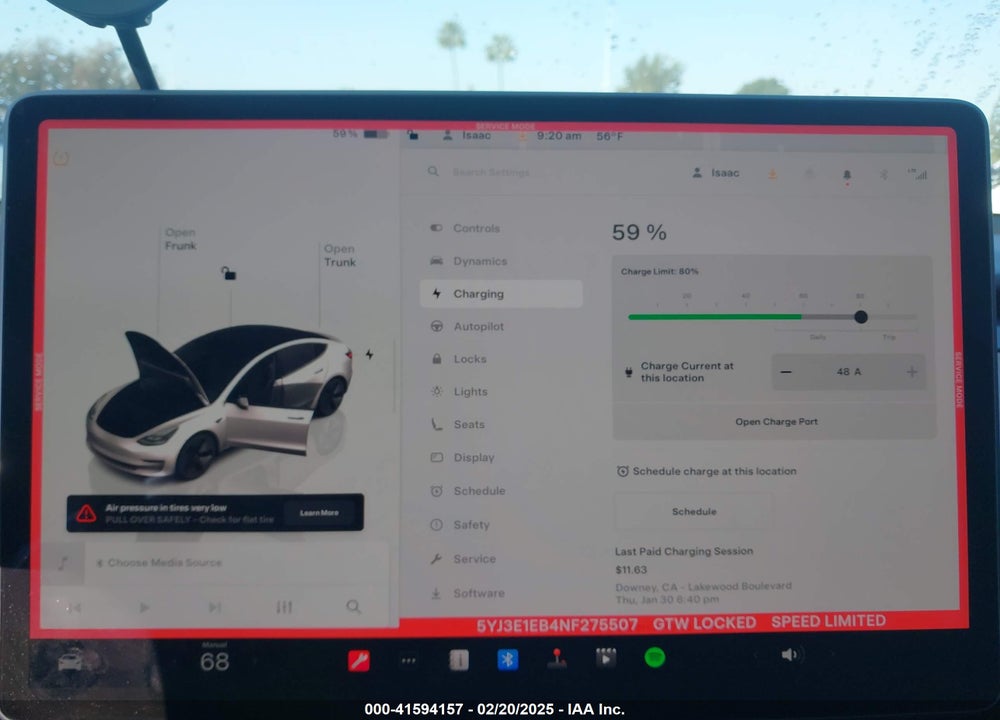 2022 TESLA MODEL 3 VIN: 5YJ3E1EB4NF275507
