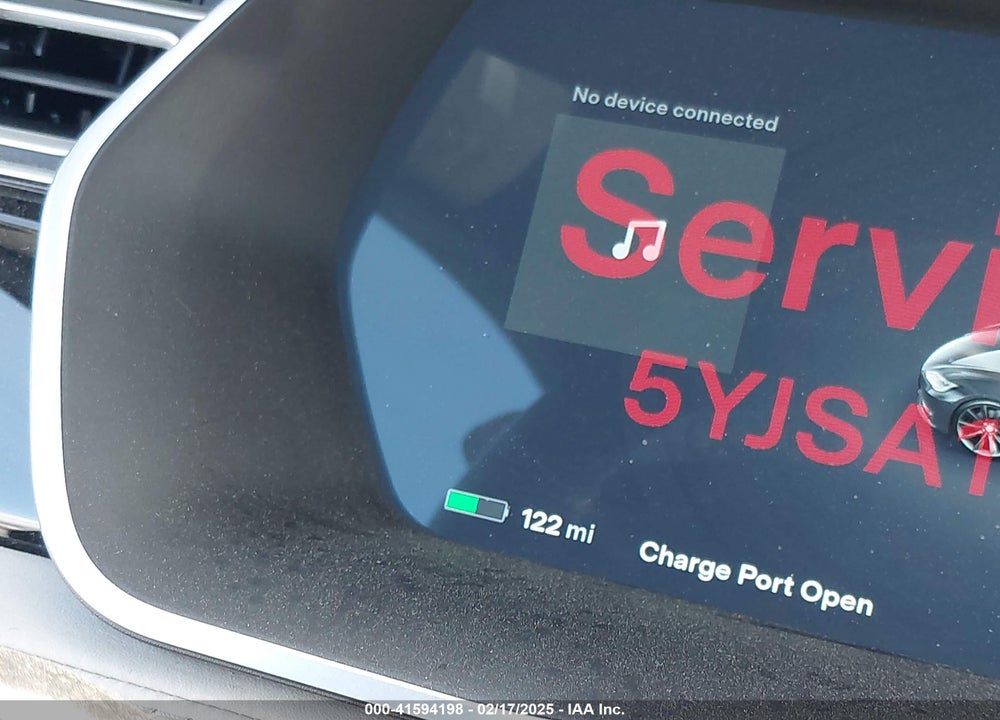 2015 TESLA MODEL S 85D/P85D VIN: 5YJSA1E41FF110217