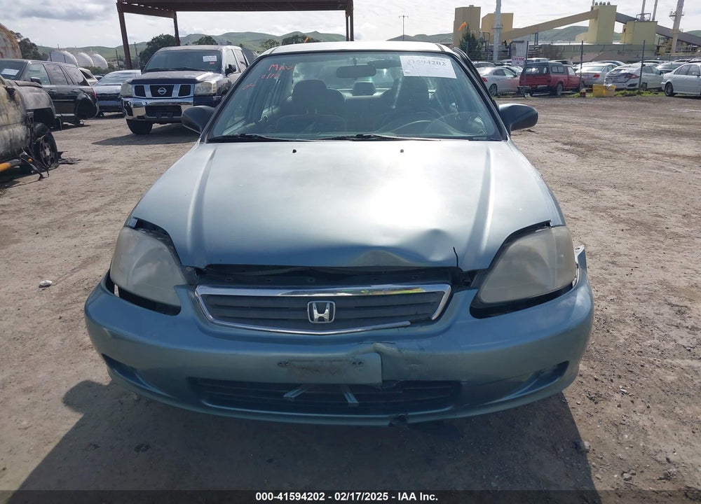 2000 HONDA CIVIC LX VIN: 1HGEJ6674YL042595