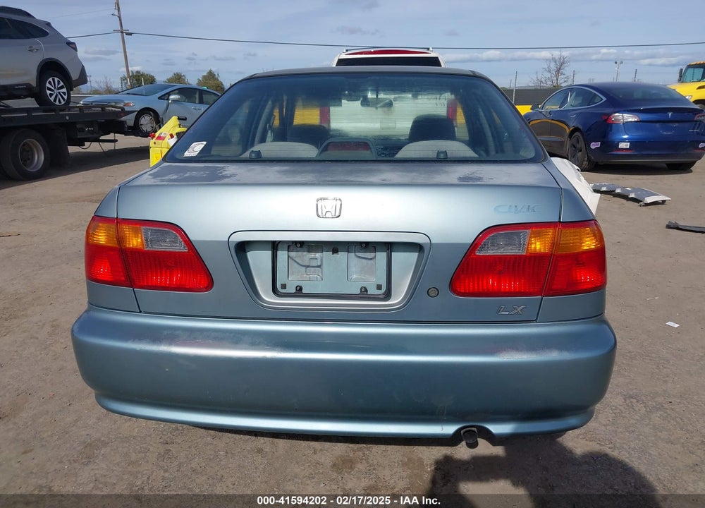 2000 HONDA CIVIC LX VIN: 1HGEJ6674YL042595