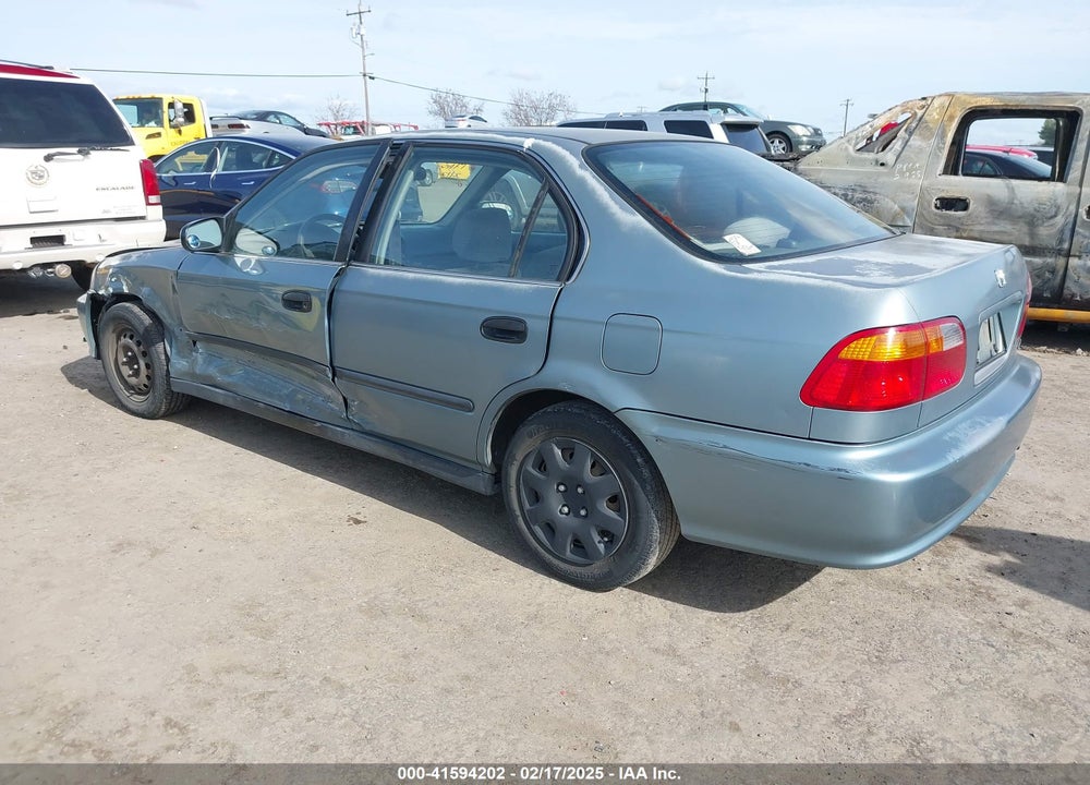 2000 HONDA CIVIC LX VIN: 1HGEJ6674YL042595