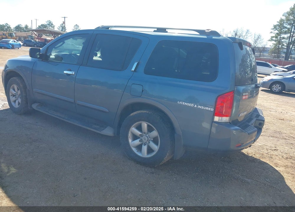 2011 NISSAN ARMADA SV VIN: 5N1BA0ND7BN613929