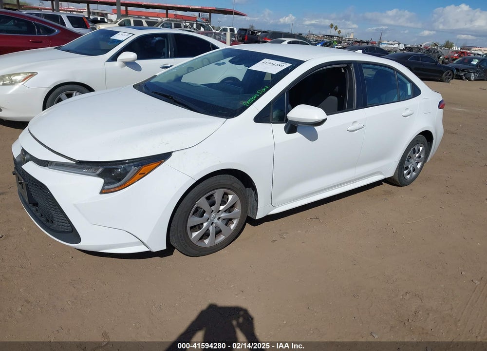 2022 TOYOTA COROLLA VIN: 5YFEPMAE2NP342551