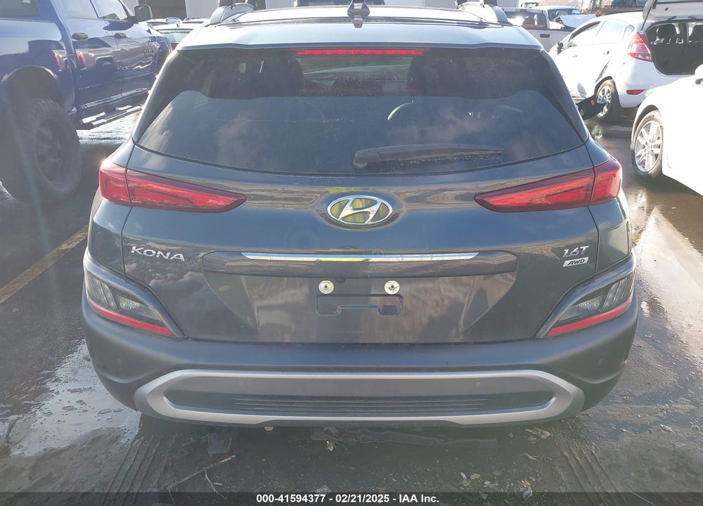 2022 HYUNDAI KONA LIMITED VIN: KM8K5CA33NU877453