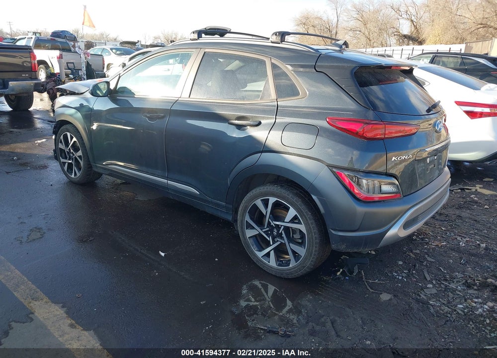 2022 HYUNDAI KONA LIMITED VIN: KM8K5CA33NU877453