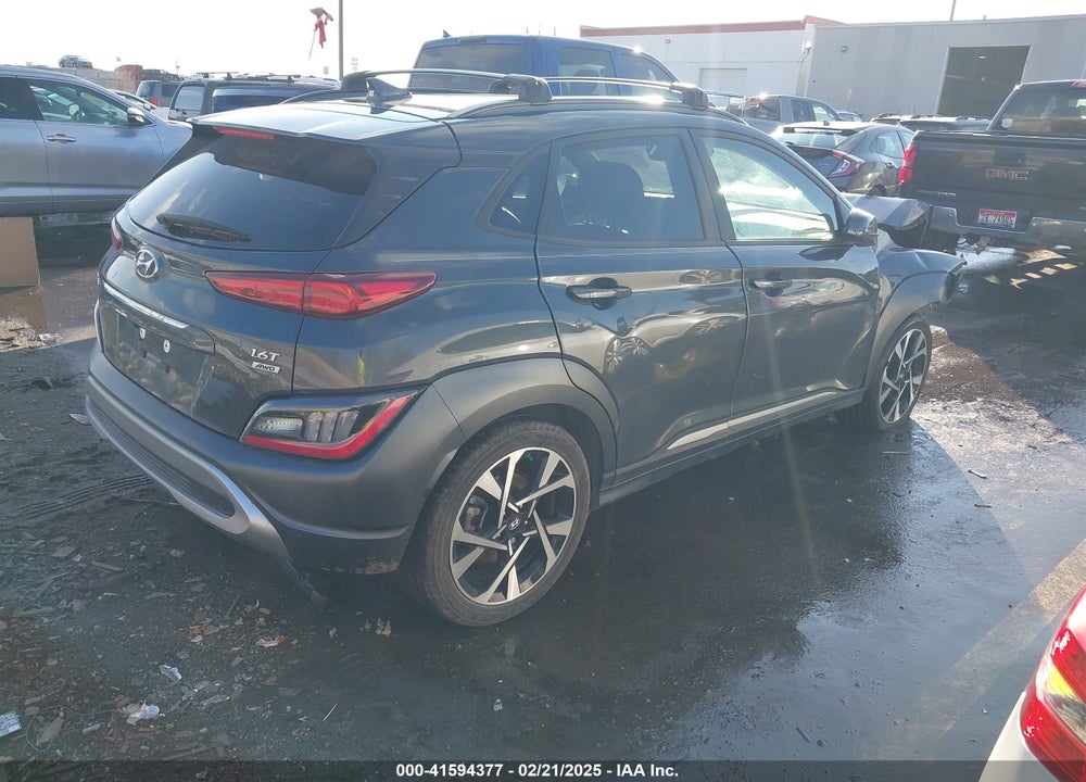 2022 HYUNDAI KONA LIMITED VIN: KM8K5CA33NU877453