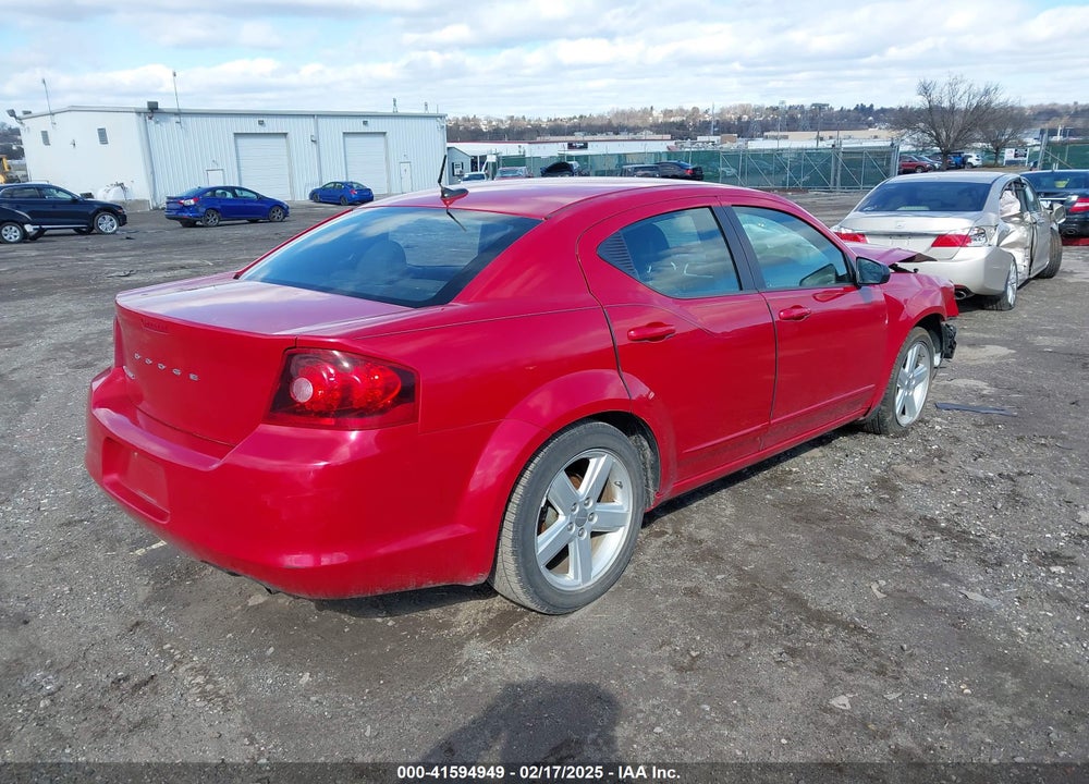 2013 DODGE AVENGER VIN: 1C3CDZAB6DN741448