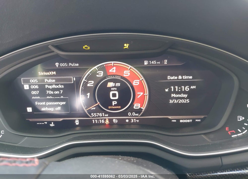2018 AUDI S5 3.0T PREMIUM PLUS VIN: WAUP4AF51JA057408