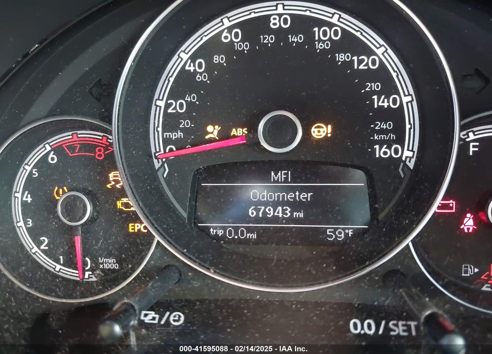 2017 VOLKSWAGEN BEETLE VIN: 3VWF17AT7HM618771