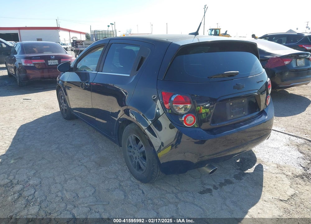 2013 CHEVROLET SONIC LT MANUAL VIN: 1G1JD6SB0D4257905
