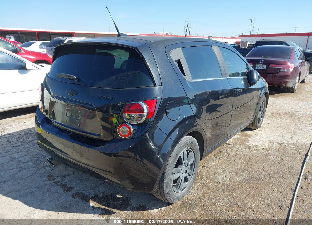2013 CHEVROLET SONIC LT MANUAL VIN: 1G1JD6SB0D4257905